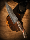 Contour - Chef Knife with composite and cast Micarta handle scales