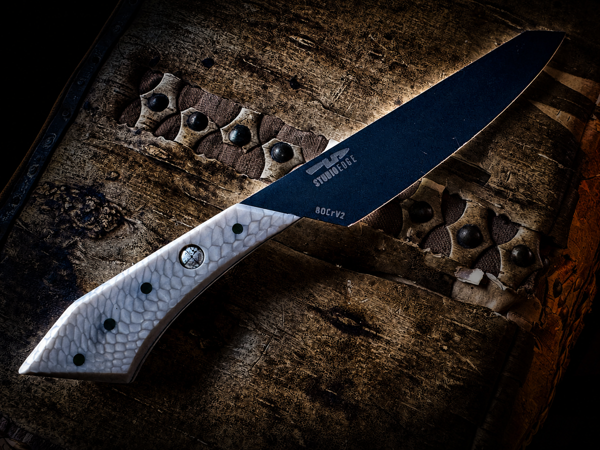 Puebla Pearl - Chef Knife with Cerakote ceramic finish