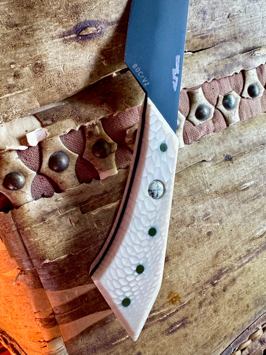 Puebla Pearl - Chef Knife with Cerakote ceramic finish